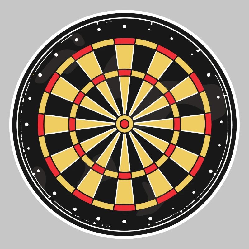 Graphique du jeu de fléchettes