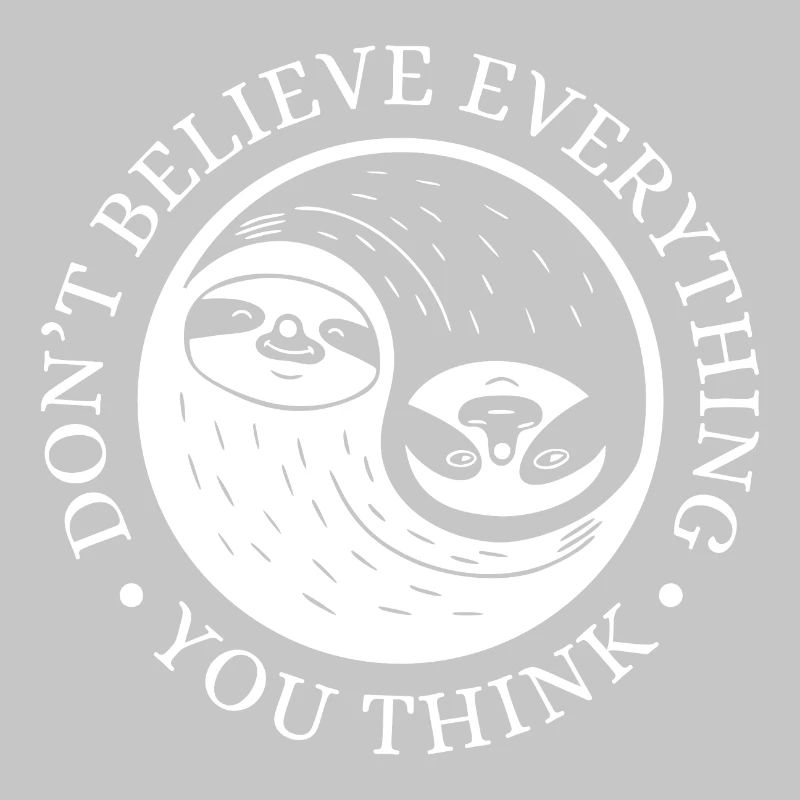 Yin-Yang Sloth – Relaxed Mindset