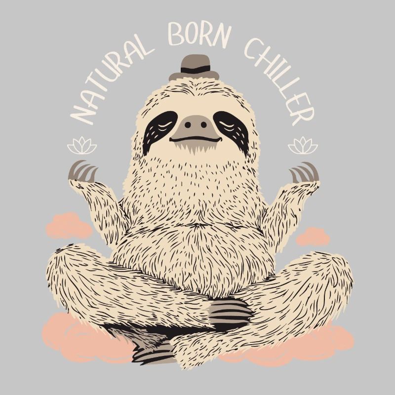 Zen Sloth – Cool Chill Motif