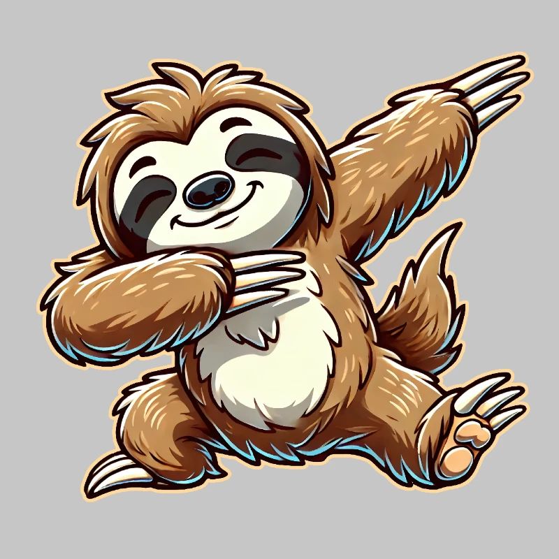Dabbing Sloth Dab Dancing Idée cadeau