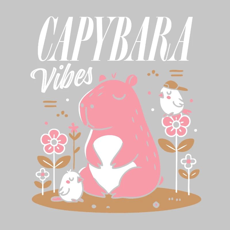 Ambiance détendue de Capybara