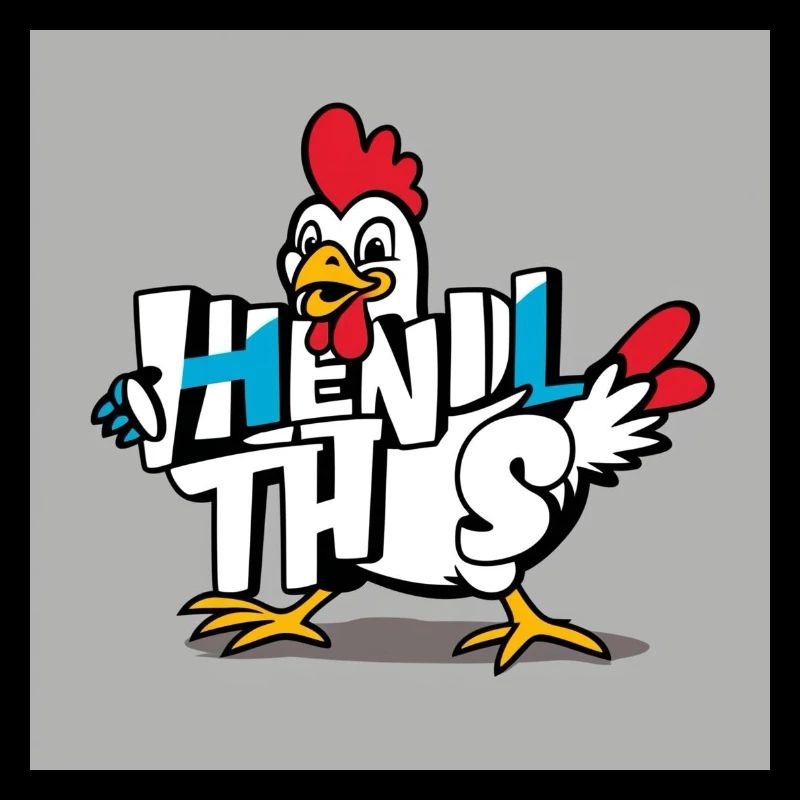 Funny chicken "Hendl this"