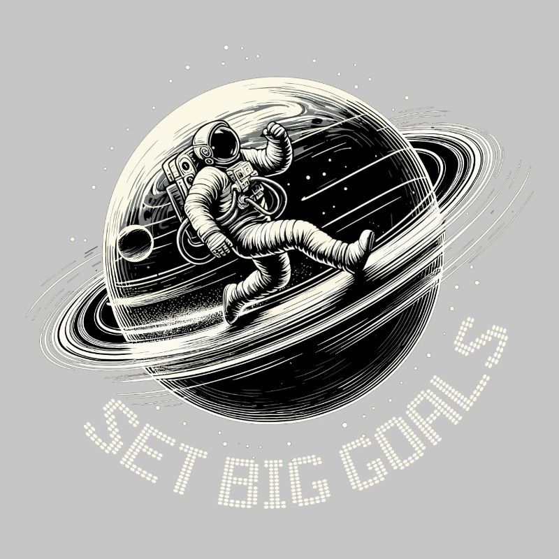 Astronaute Planète Grands Objectifs Orbite Jogging Cadeau