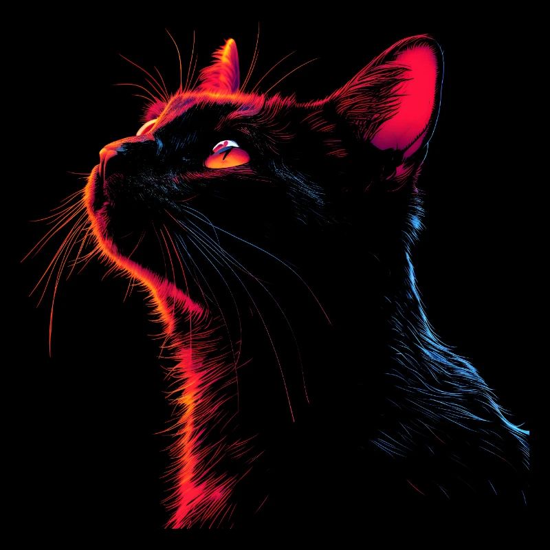 Cats Sketch 90s Look