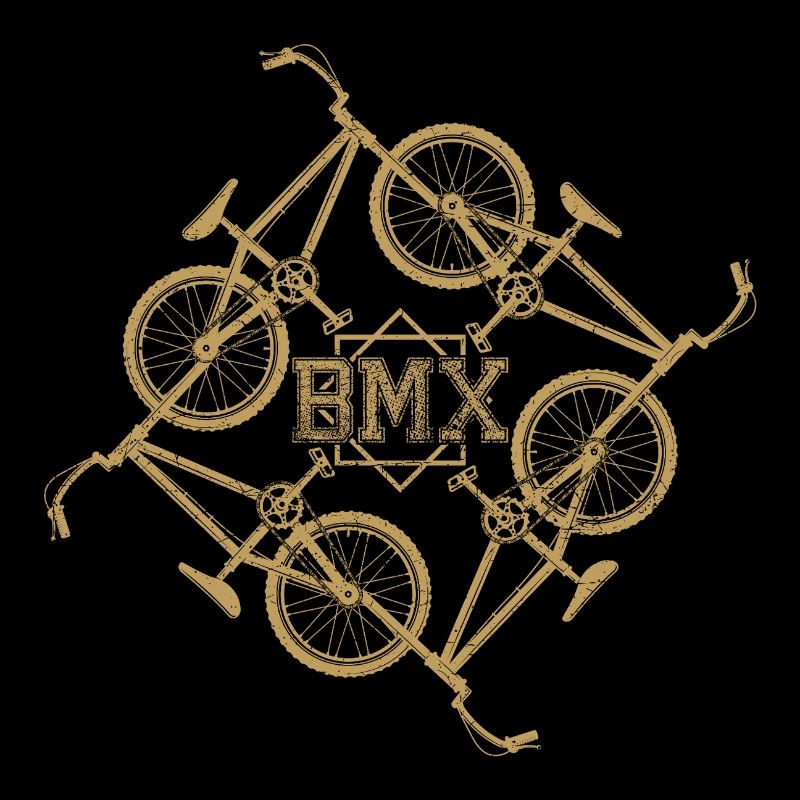 Gold BMX Orbit Pattern