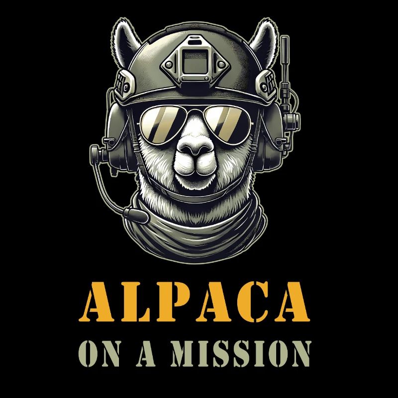 Alpaka im Einsatz
