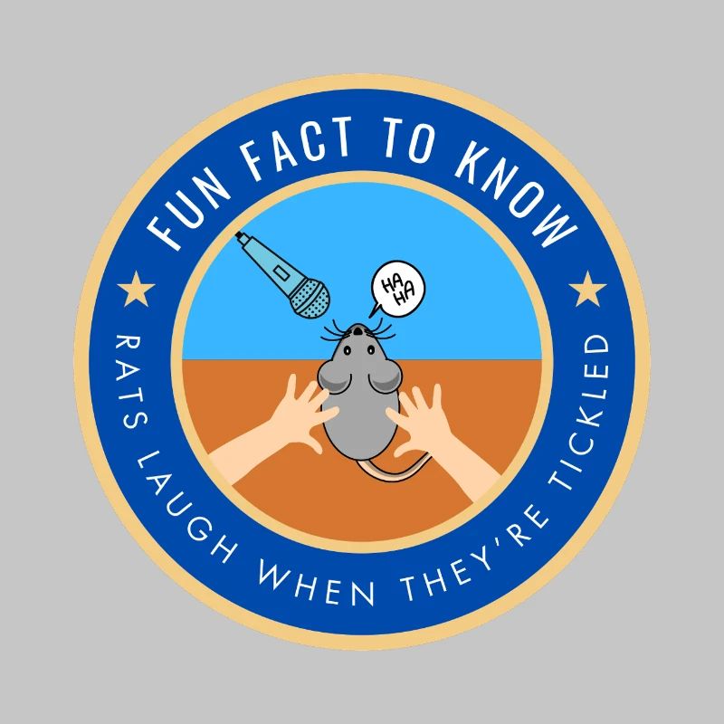 Rats laugh when they're tickled