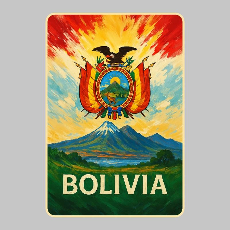 Bolivia Flags Landscape Design