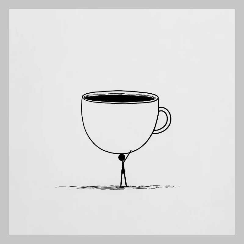 Kaffee? Nur in Eimern, bitte!