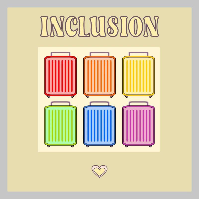 Inclusion Diversit Pride Fiert Valise