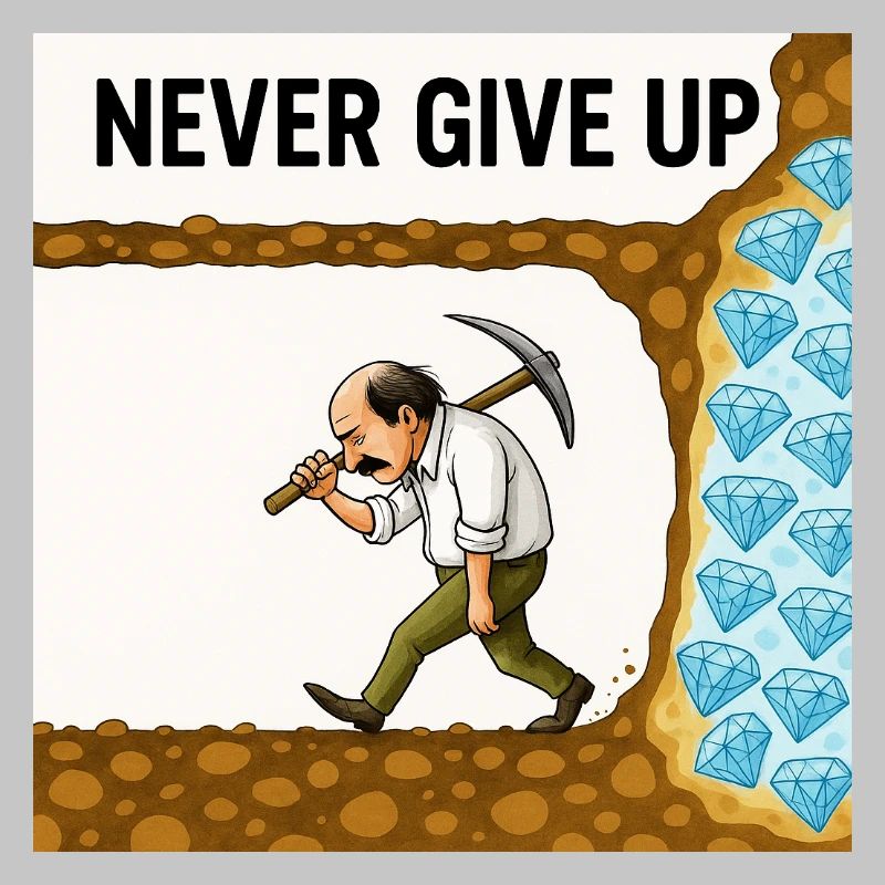 Never quit