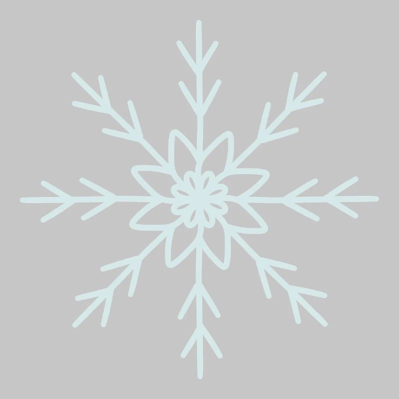 Elegant Snowflake Pattern Design