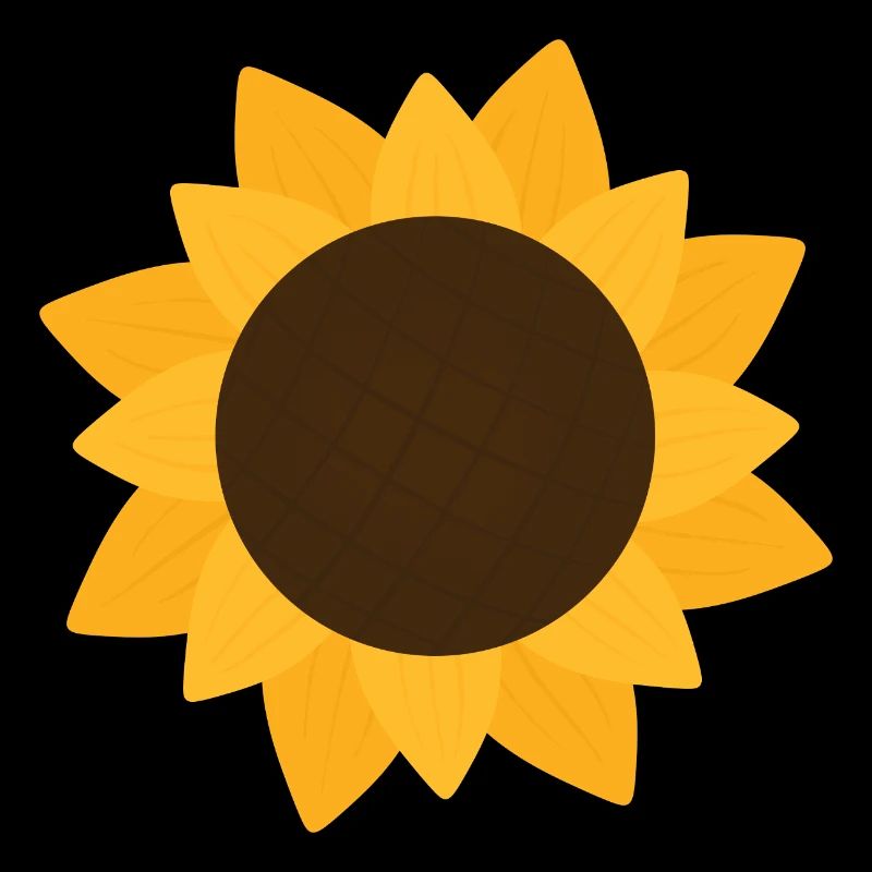 Sunny Sunflower Botanical Pattern