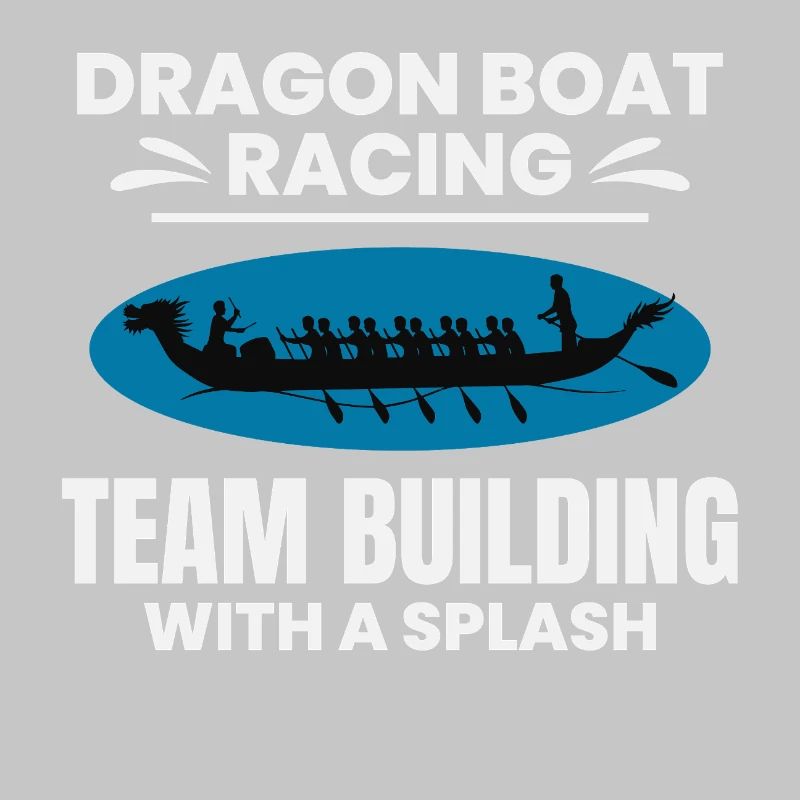 Synchronisiertes Paddelteam Drachenboot