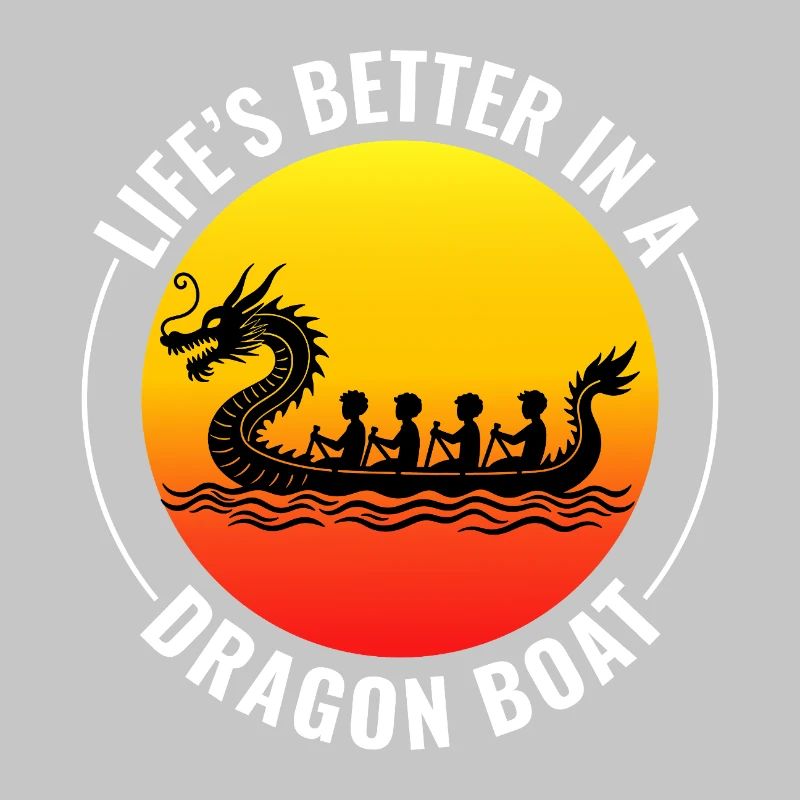 Drachenboot-Rennmannschaft