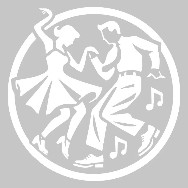 Rock ’n’ Roll Silhouetten Design
