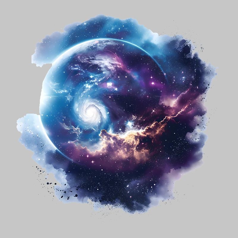 Cosmic Vortex Galaxy