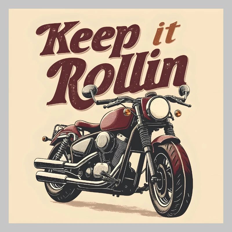 Keep it Rollin’ – Minimalist Typography