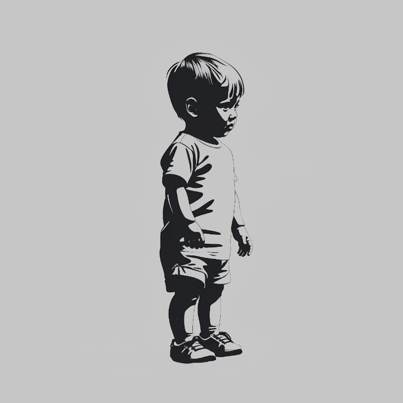 Bébé - Logo Cool Silhouette