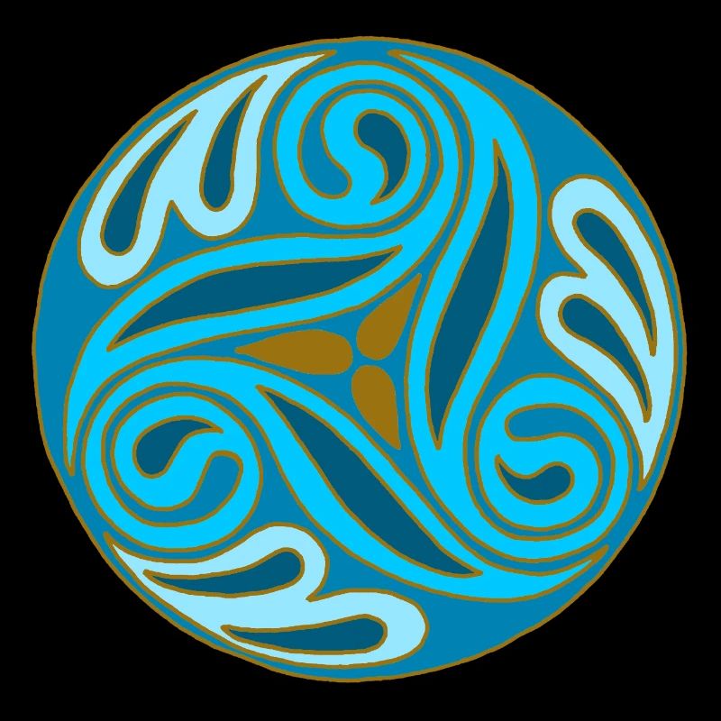 Blue Celtic Sphere