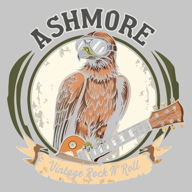 Vintage Skirt Eagle with Guitar