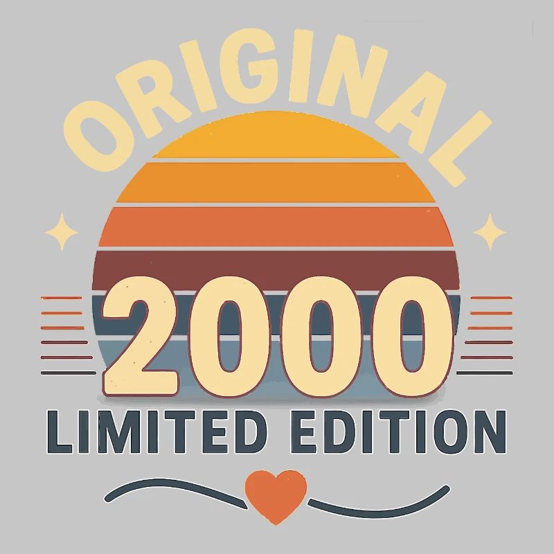 Sunset Original 2000 Limited Edition Born in 2000