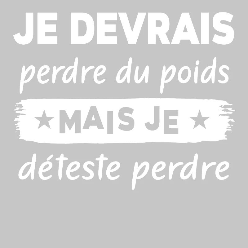 Je devrais perdre du poids mais je déteste