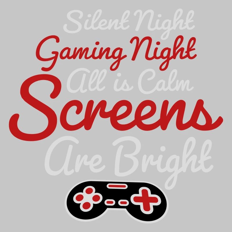 Silent Night Gaming Night All Calm Screens Bright