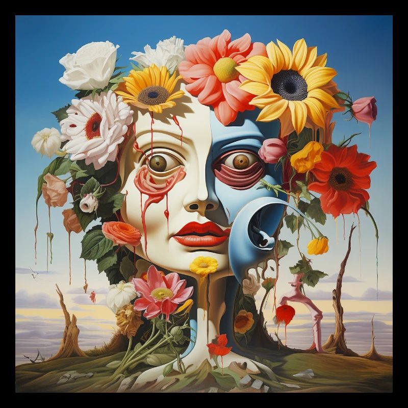 Flower Masks Double Face