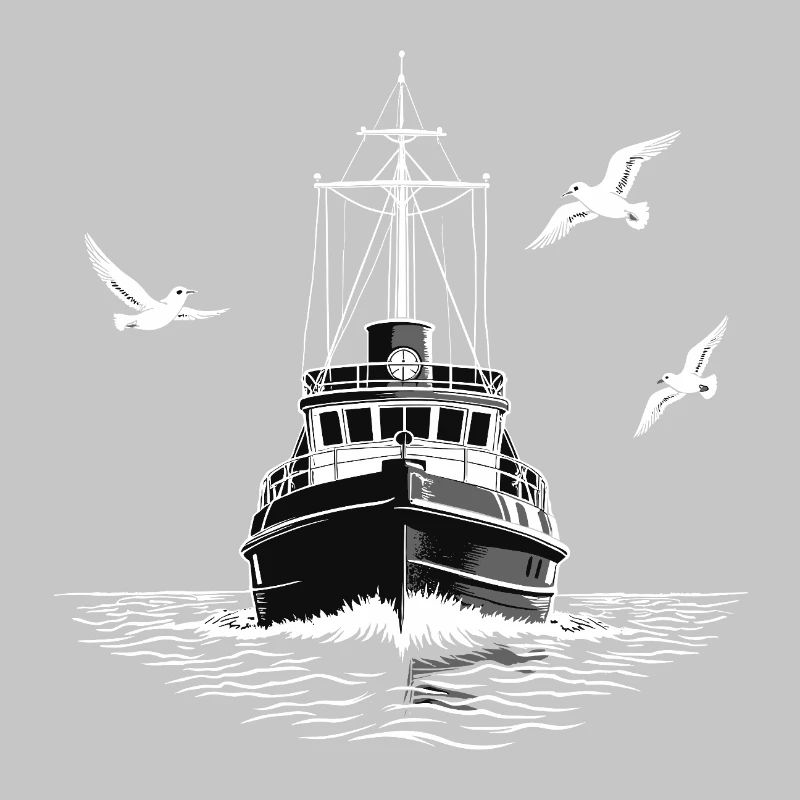 Cutter de pêche Chalutier Pêche Mer