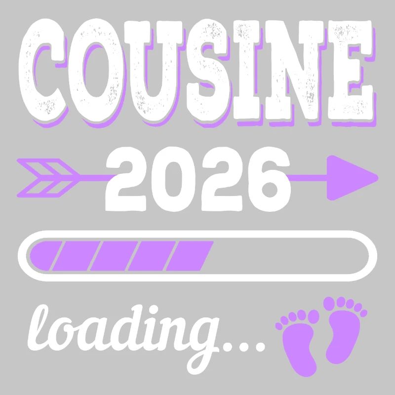 Cousin 2026 Loading Pregnancy Gift Idea