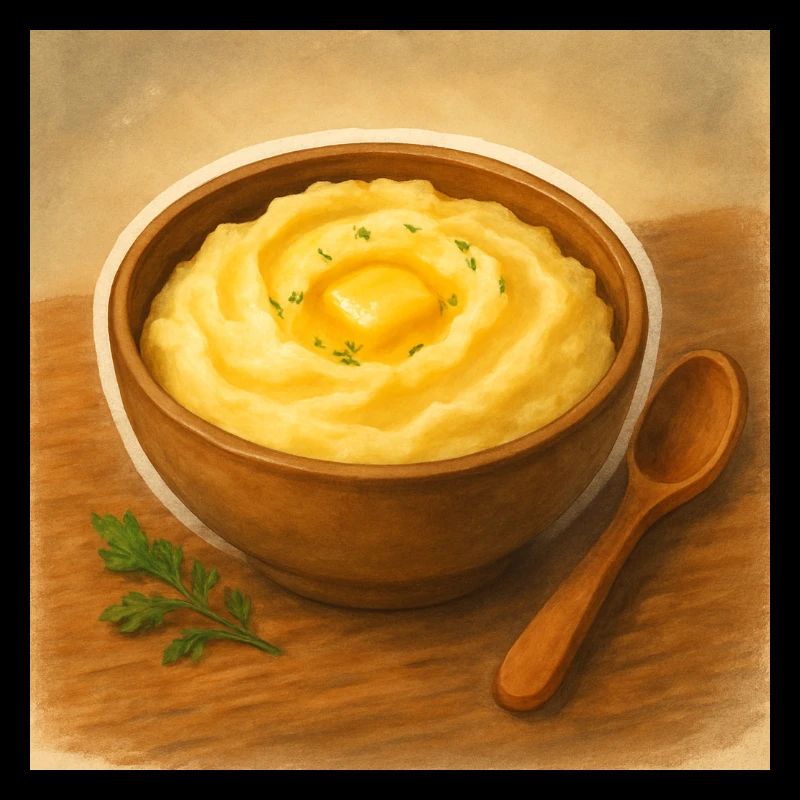 Mashed potatoes in a pot