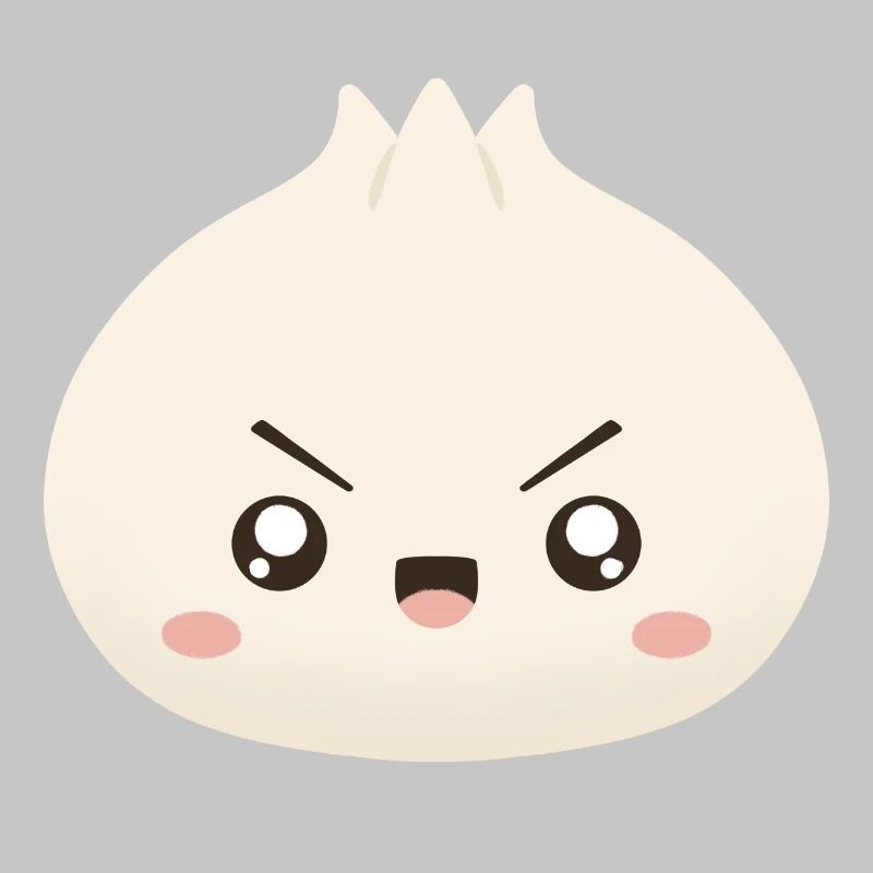 Mascotte mignonne de Grumpy Dumpling