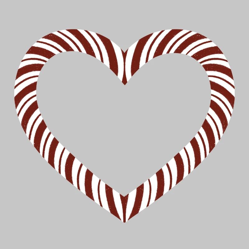 Candy Cane Heart