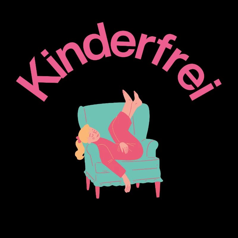 Child-free – sofa, sleep & silence, mother sleeps