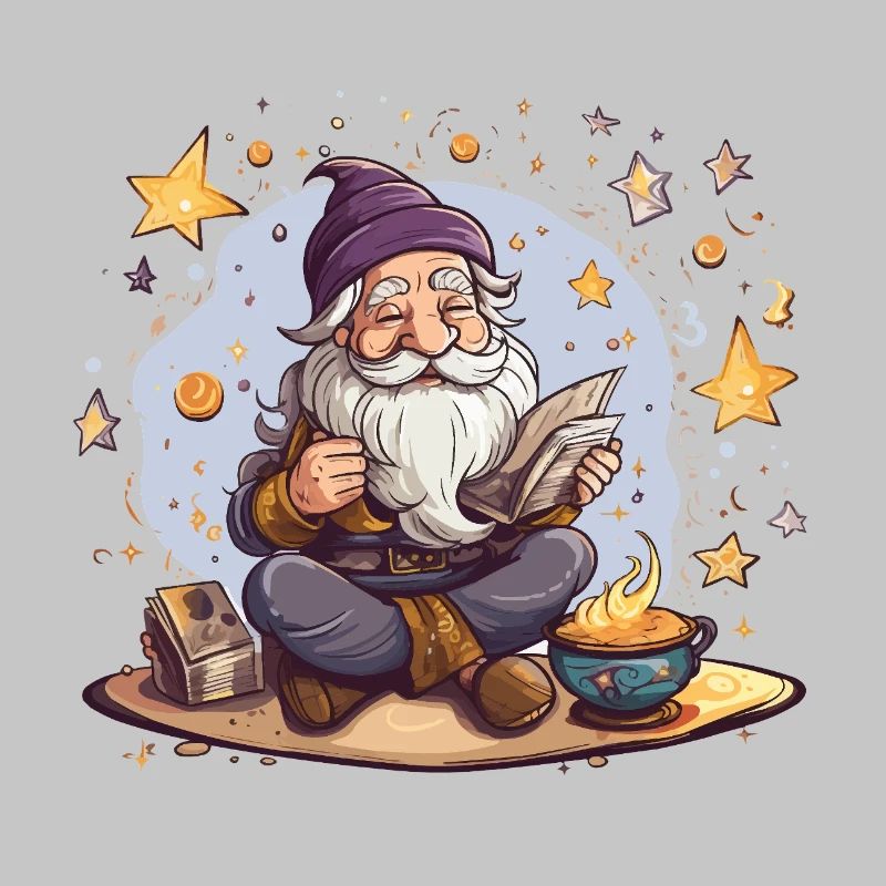 Gnome en lecture chez Starfire