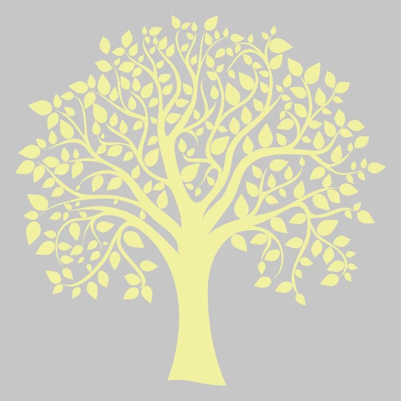 Icon Yellow Jumbo Tree Print Silhouette