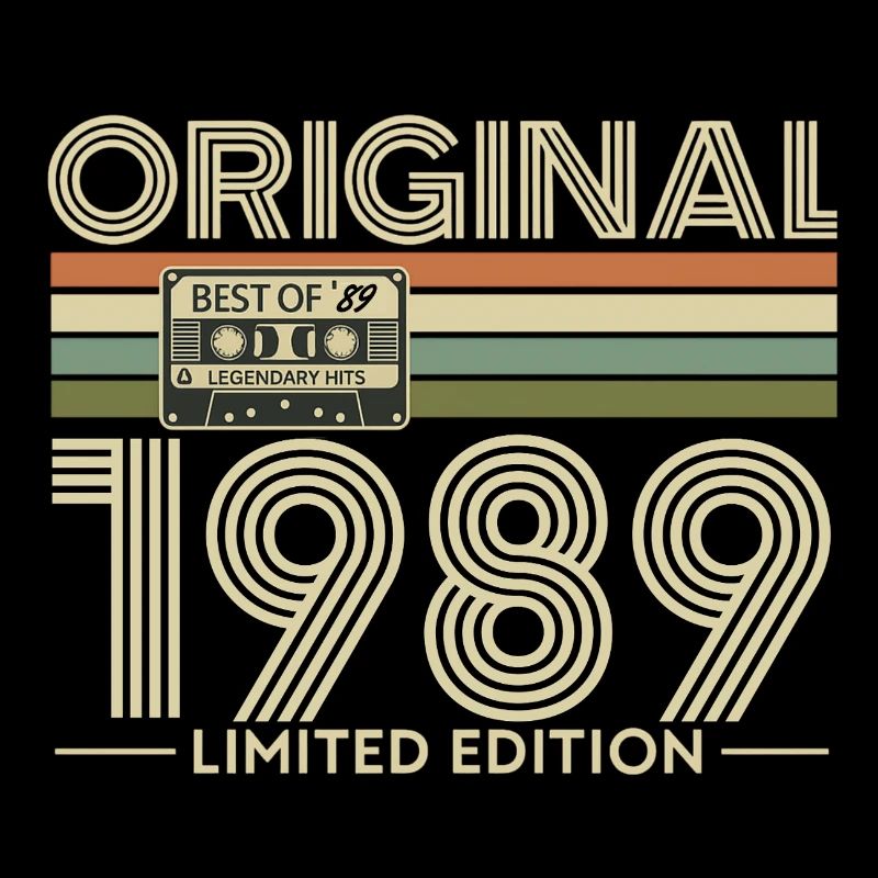 Original 1989 édition limitée cassette