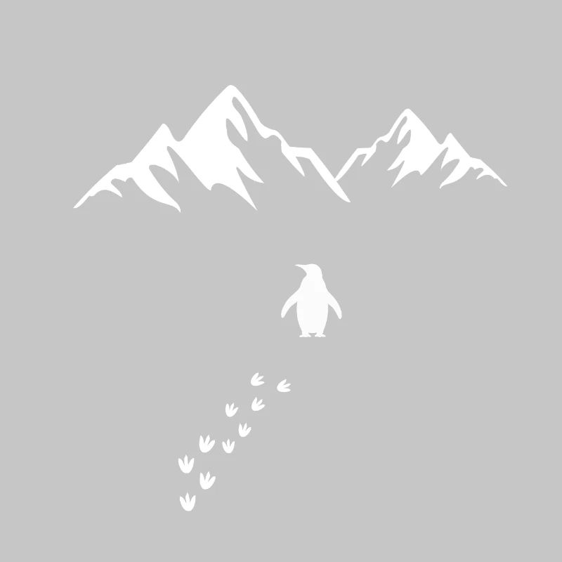 Lonely Penguin alone