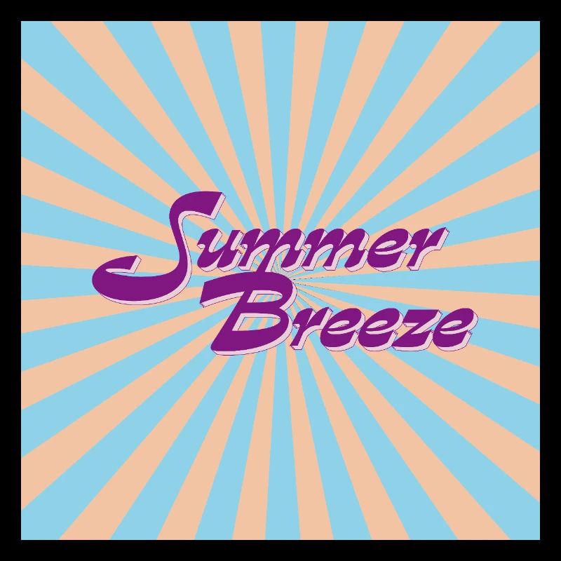 Faute de frappe rétro de Summer Breeze