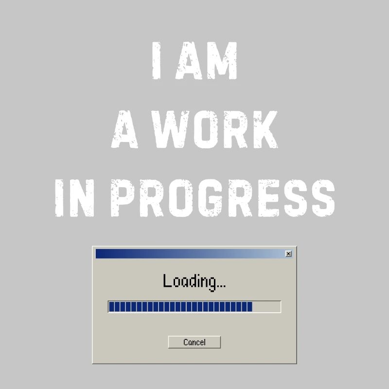 Work in progress – Loading bar - Travail bureau