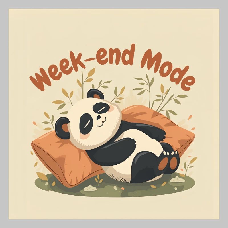 Panda Week-end Mode Relax