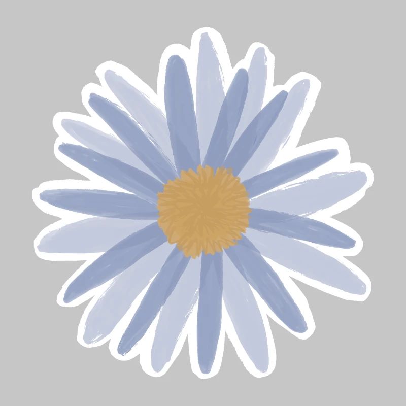 Blue Daisy Bloom Tee