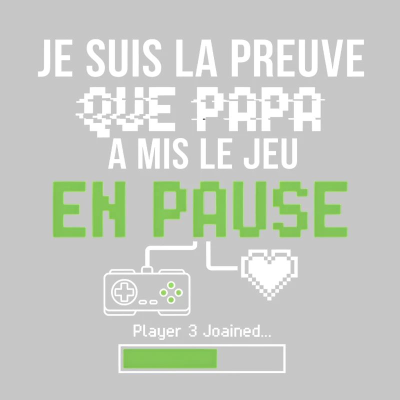 Pause Pixel Vert – Jeu Retro
