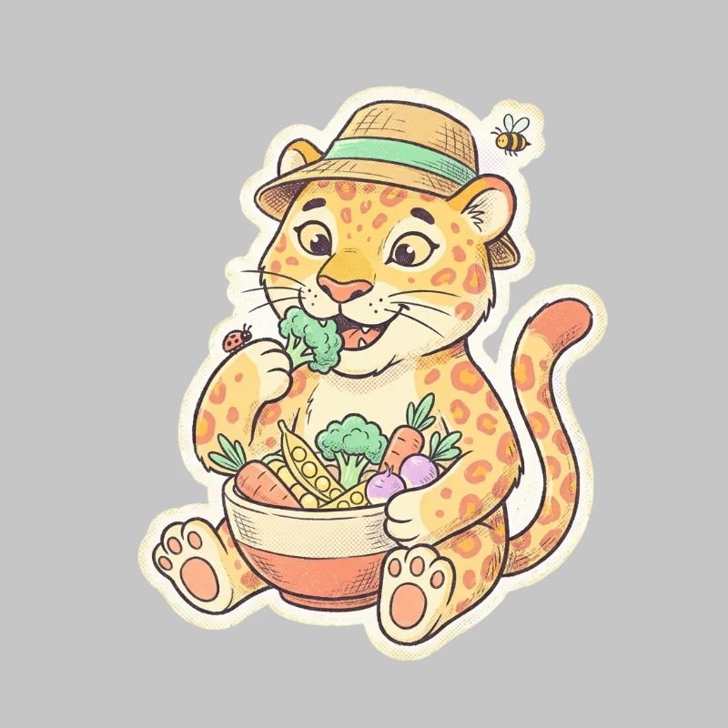 Leopard Kit with Vegetable Basket