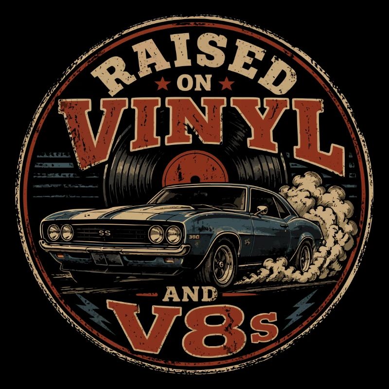 Vinyl and V8 Engines: Vintage Auto Design