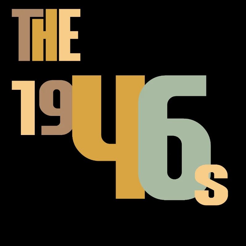 Vintage Year 1946 Birthday 80 Years Gift Idea