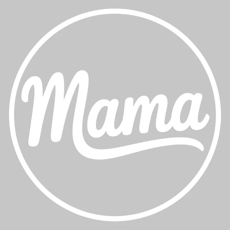 Logo-shirt Cercle Mama Script