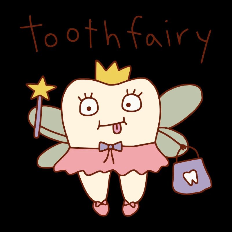 Jeu de mots mignon sur la Fée des dents