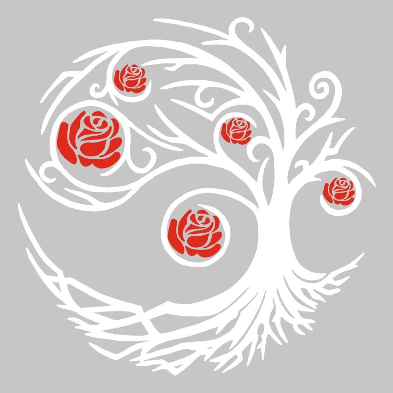 Rosier blanc étrange